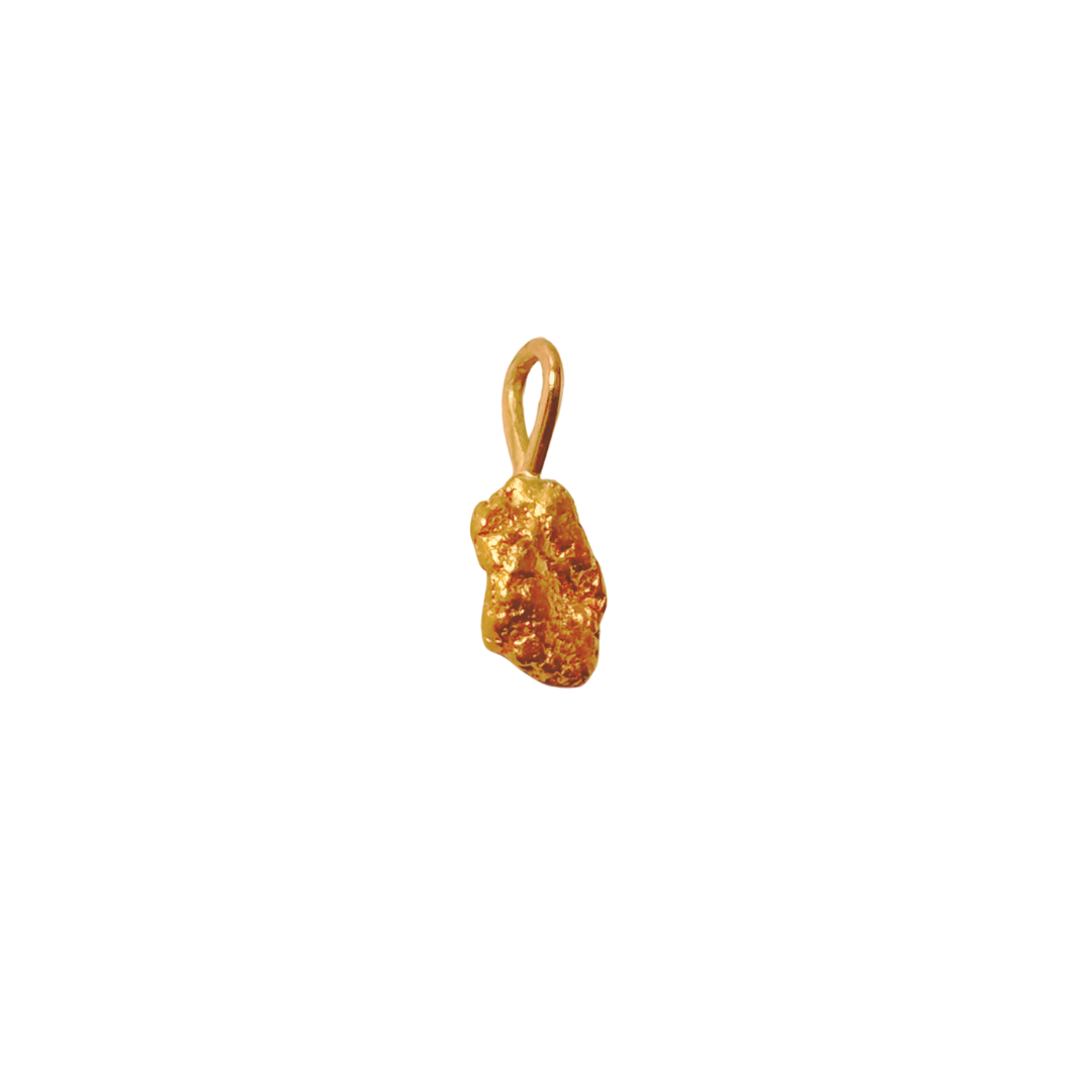 Pendentif Pépite Naturelle - Or Jaune 999/1000