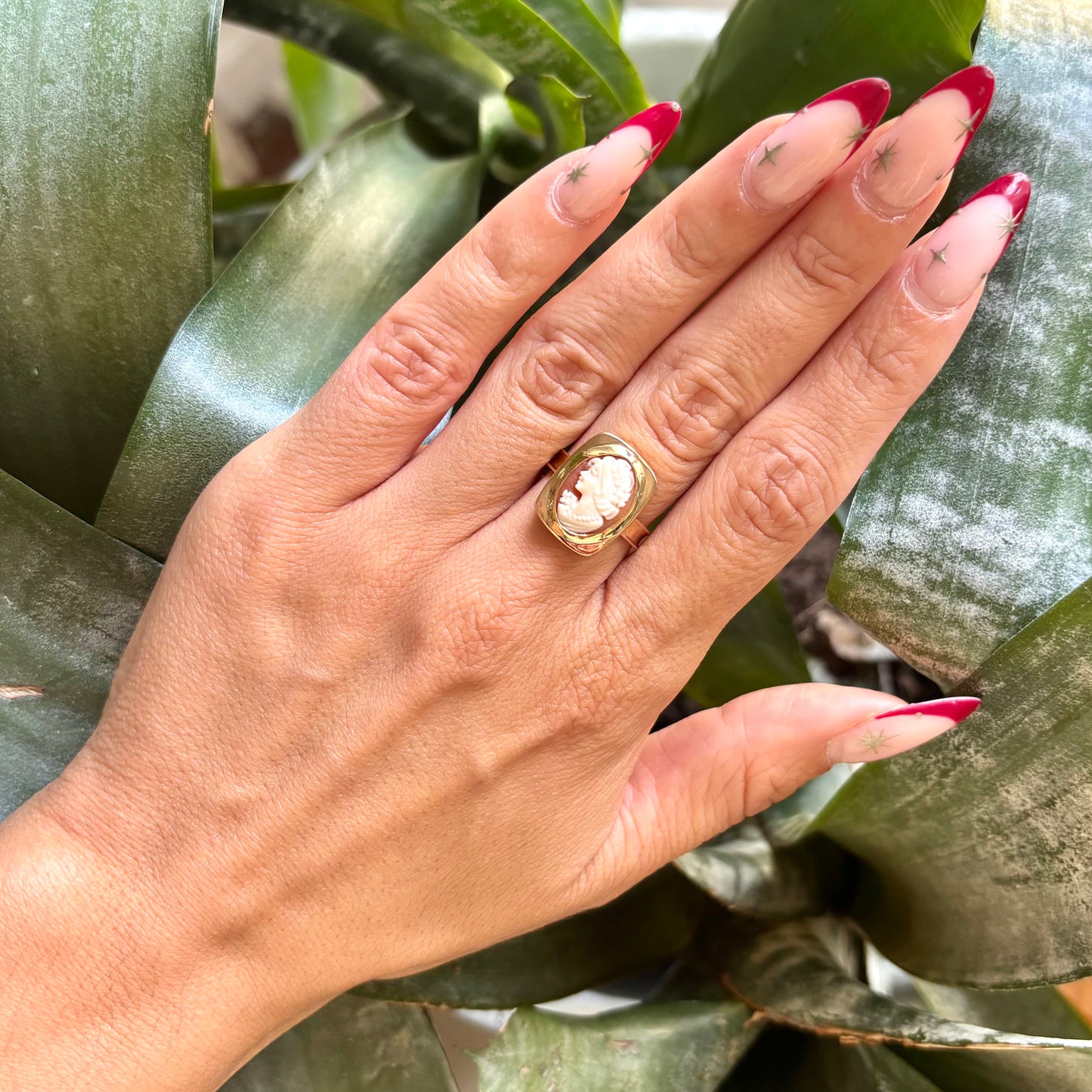 Bague Vintage - Or Jaune 750 & Camée