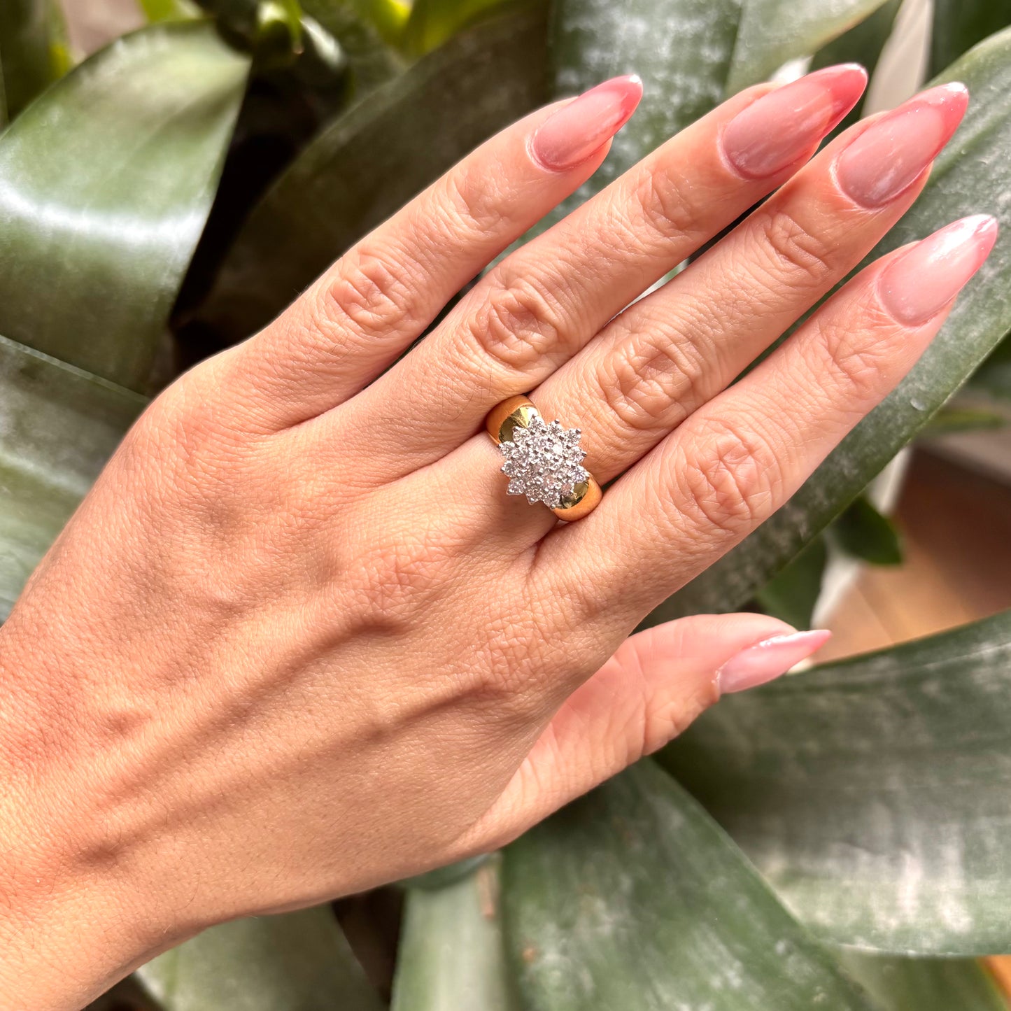 Bague Marguerite - Or Jaune 750 & Diamants