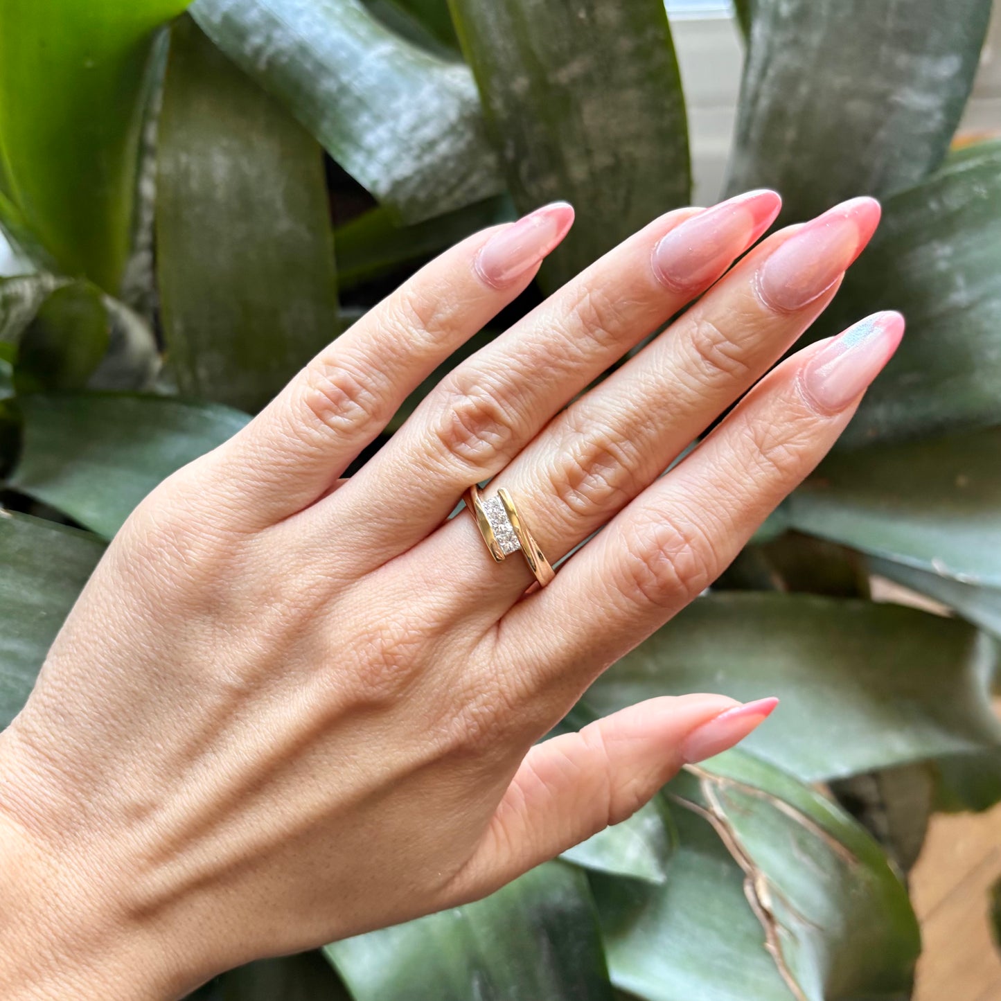 Bague Princesse - Or Jaune 750 & Diamants