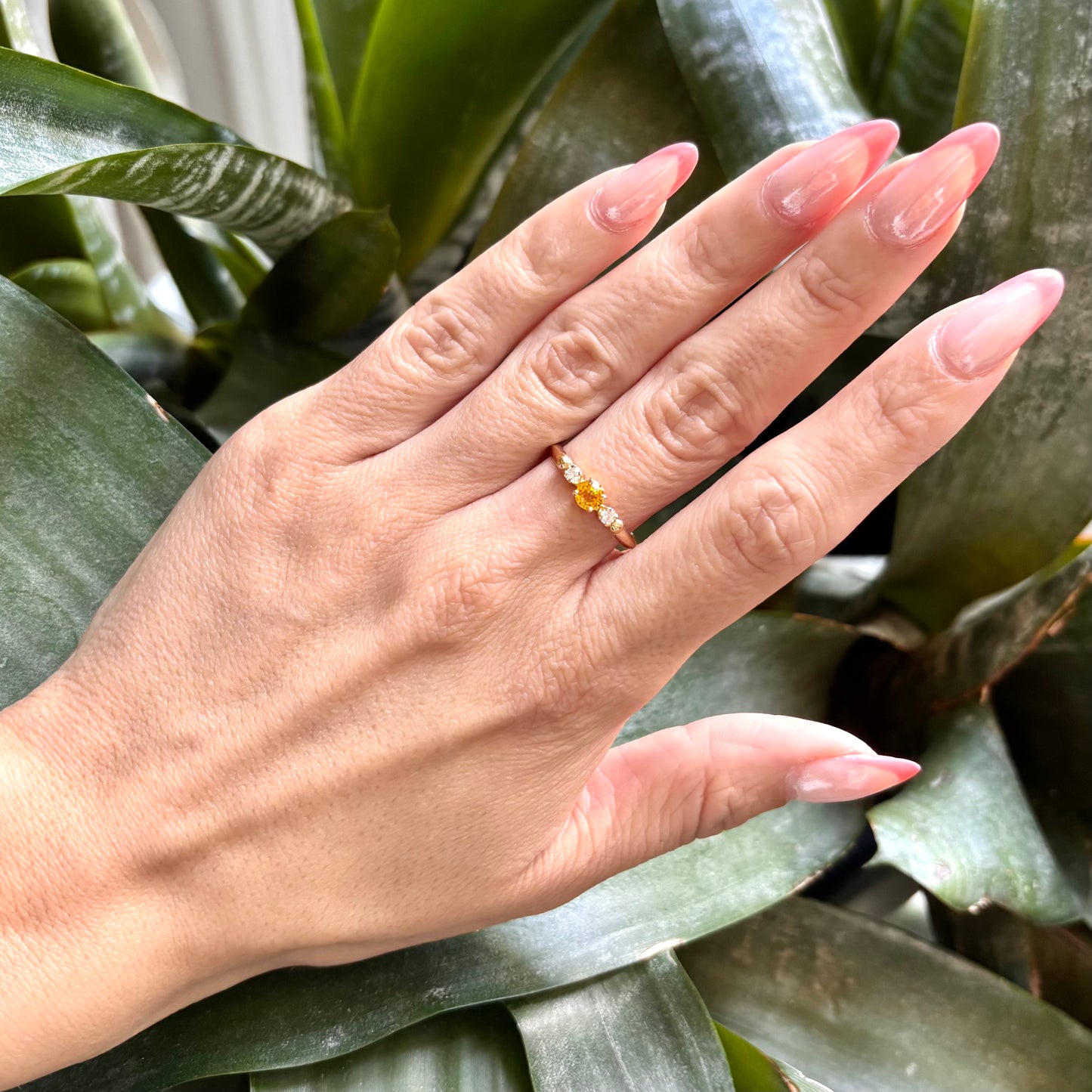 Bague Ponyo - Or Jaune 750 Saphir Jaune & Diamants