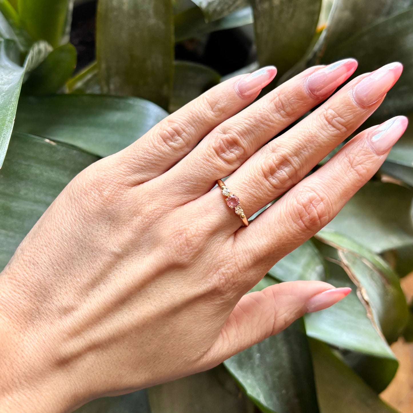 Bague Ponyo - Or Jaune 750 Tourmaline & Diamants