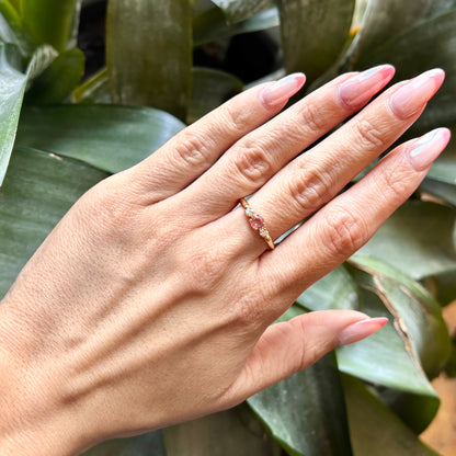 Bague Ponyo - Or Jaune 750 Tourmaline & Diamants