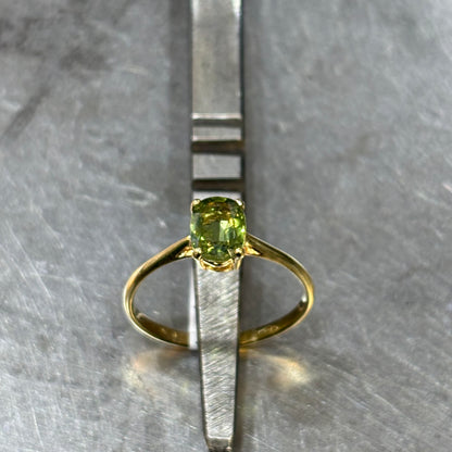 Bague Lapuna - Or Jaune 750 & Saphir Vert