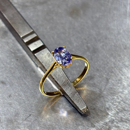 Bague Lapuna - Or Jaune 750 & Tanzanite