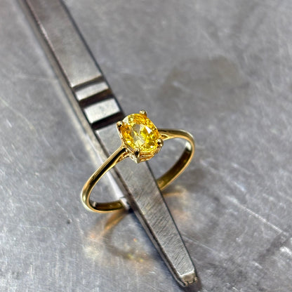 Bague Lapuna - Or Jaune 750 & Saphir Jaune