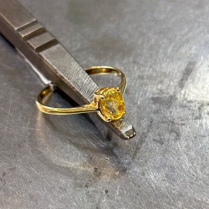 Bague Lapuna - Or Jaune 750 & Saphir Jaune