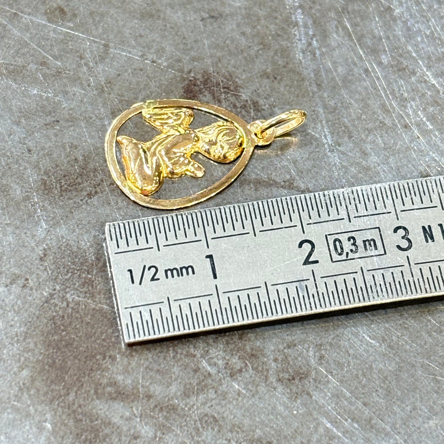 Pendentif Ange - Or Jaune 750