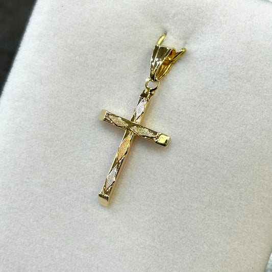 Pendentif Croix - Or Jaune 585