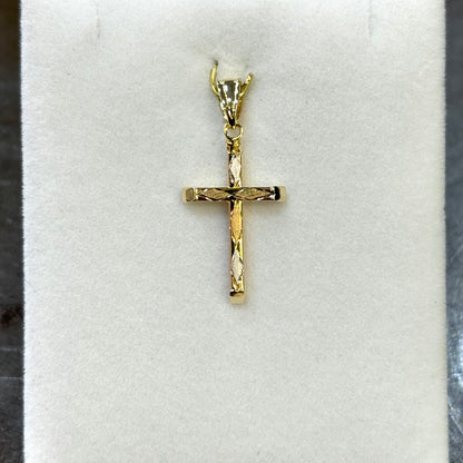 Pendentif Croix - Or Jaune 585