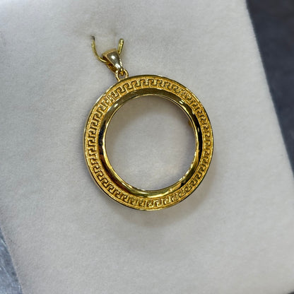 Monture Pendentif  Pièce 20 Francs - Porte Pièce Or Jaune 750