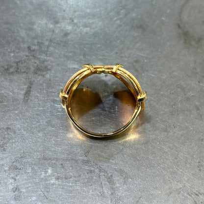 Bague Pièces - Or Jaune 750 & Pièces 10 Francs Napoléon/Marianne