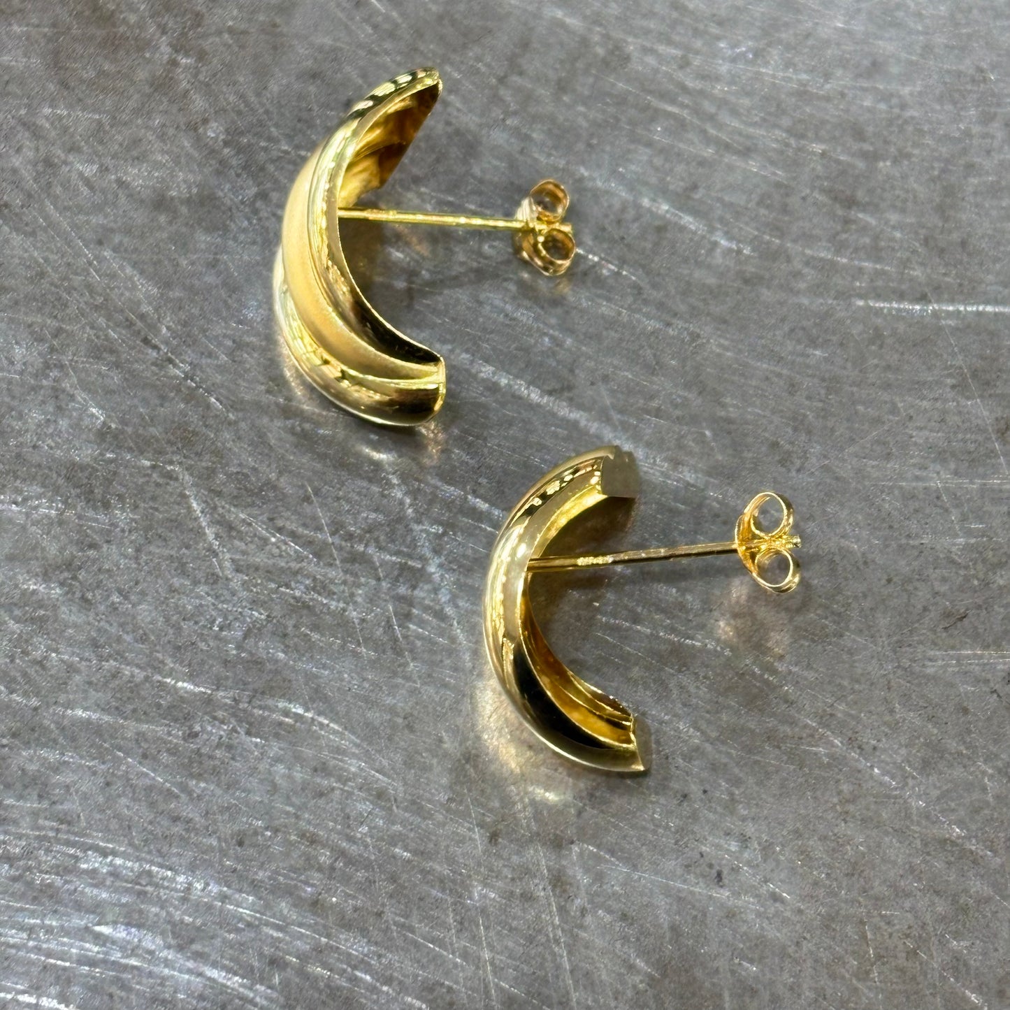 Boucles D'oreilles Créoles - Or Jaune 750