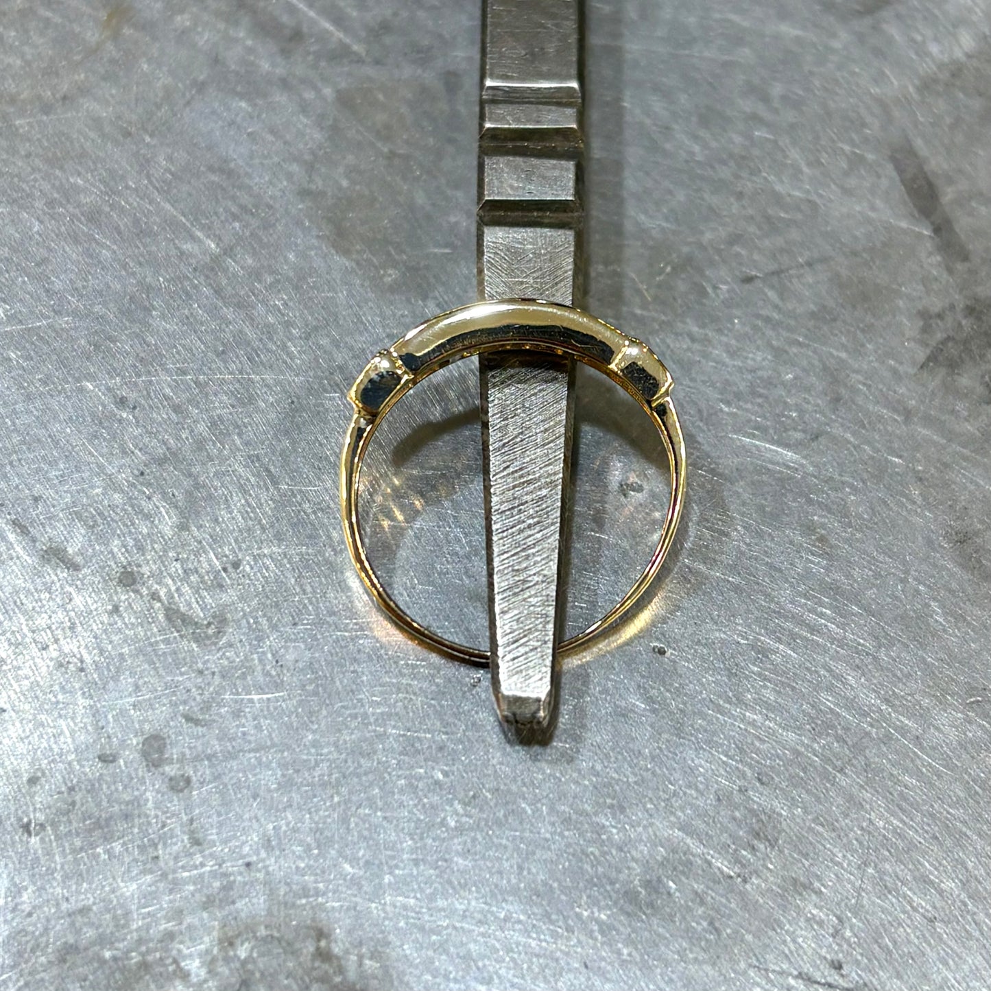 Bague Alliance - Or Jaune 750 Saphirs & Diamants