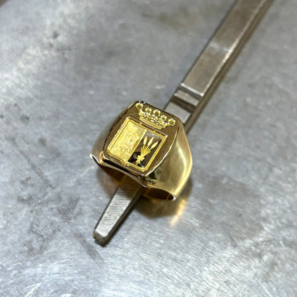 Bague Chevalière - Or Jaune 750