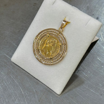 Pendentif Pièce - Or Jaune 750 & Pièce 20 Francs Napoléon