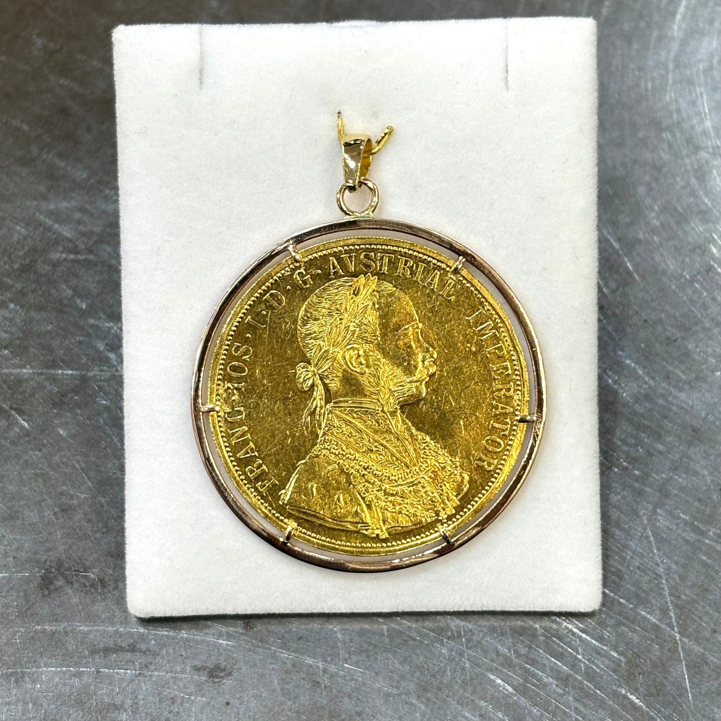 Pendentif Pièce - Or Jaune 750 & 4 Ducats