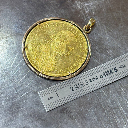 Pendentif Pièce - Or Jaune 750 & 4 Ducats