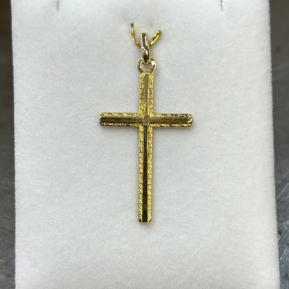 Pendentif Croix - Or Jaune 750