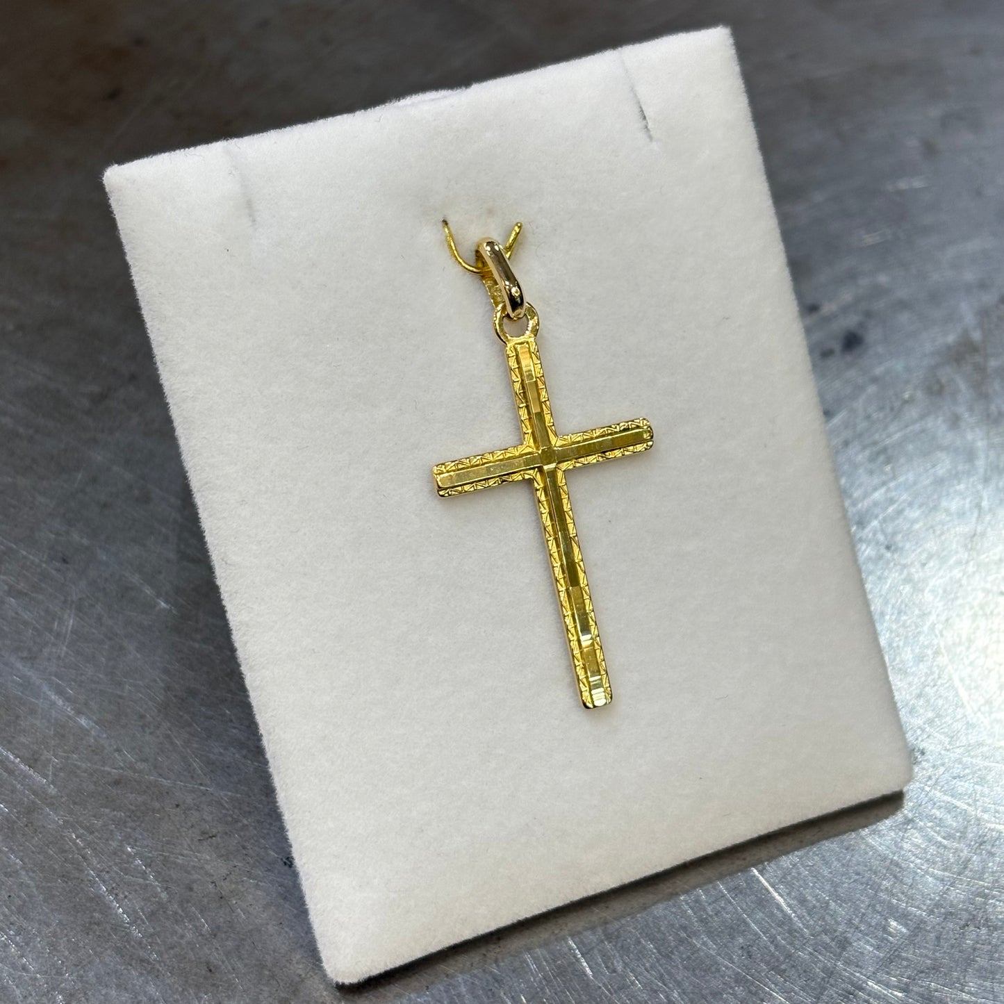 Pendentif Croix - Or Jaune 750