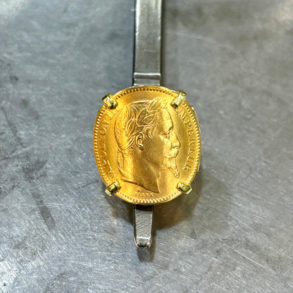 Bague Pièce - Or Jaune 750 & Pièce Or 20 Francs Napoléon