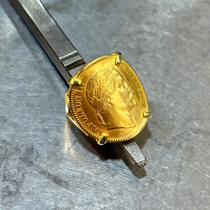Bague Pièce - Or Jaune 750 & Pièce Or 20 Francs Napoléon