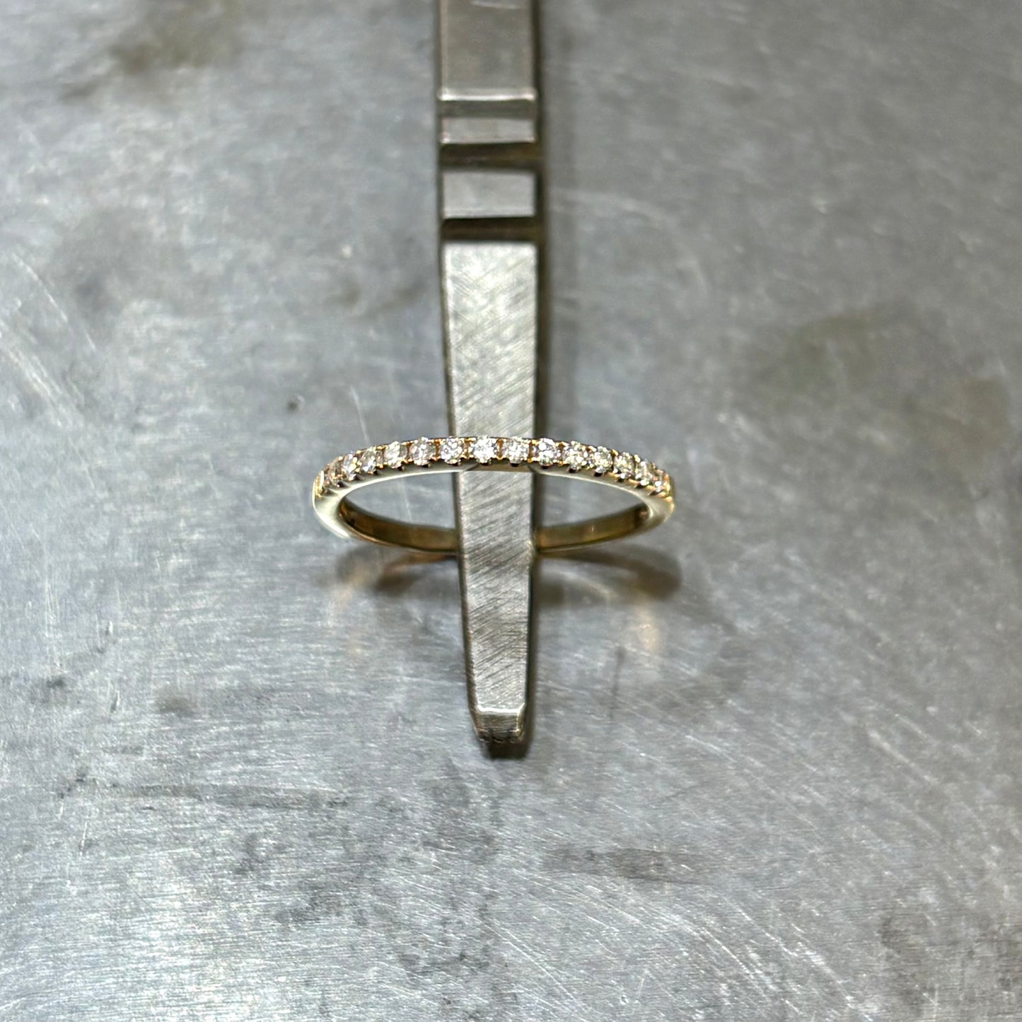 Bague Alliance - Or Jaune 585 & Diamants