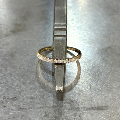 Bague Alliance - Or Jaune 585 & Diamants