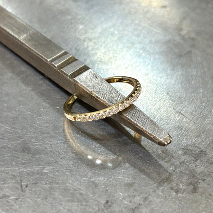 Bague Alliance - Or Jaune 585 & Diamants