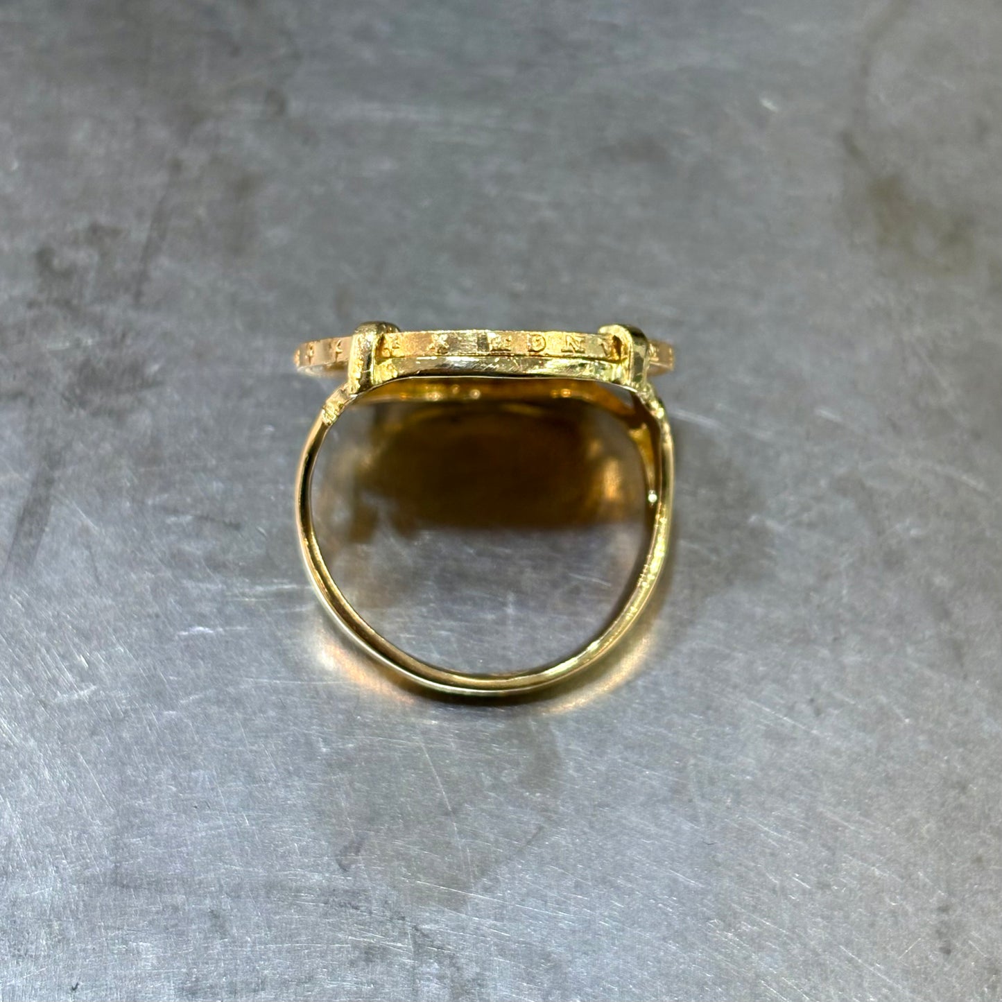 Bague Pièce - Or Jaune 750 & Pièce Or 20 Francs Napoléon