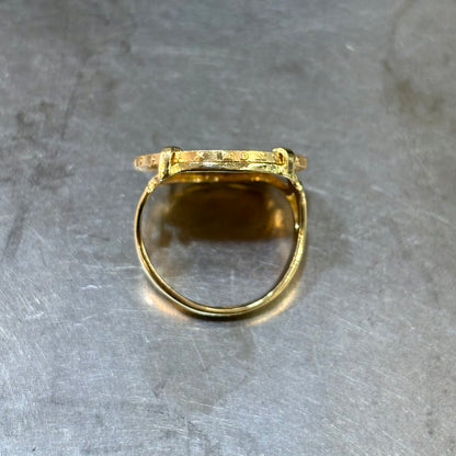Bague Pièce - Or Jaune 750 & Pièce Or 20 Francs Napoléon