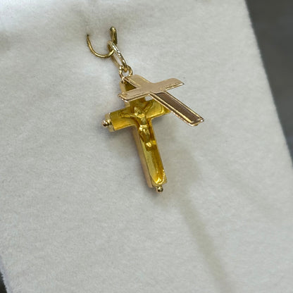 Pendentif Croix - Or Jaune 750