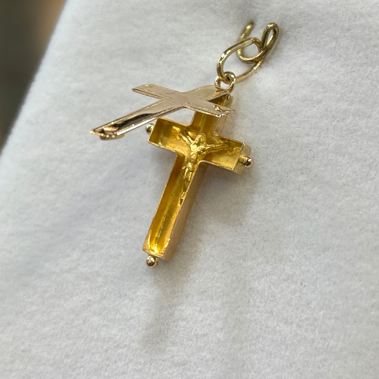 Pendentif Croix - Or Jaune 750