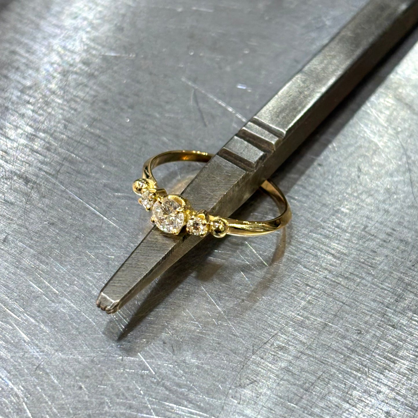 Bague Ponyo - Or Jaune 750 & Diamants