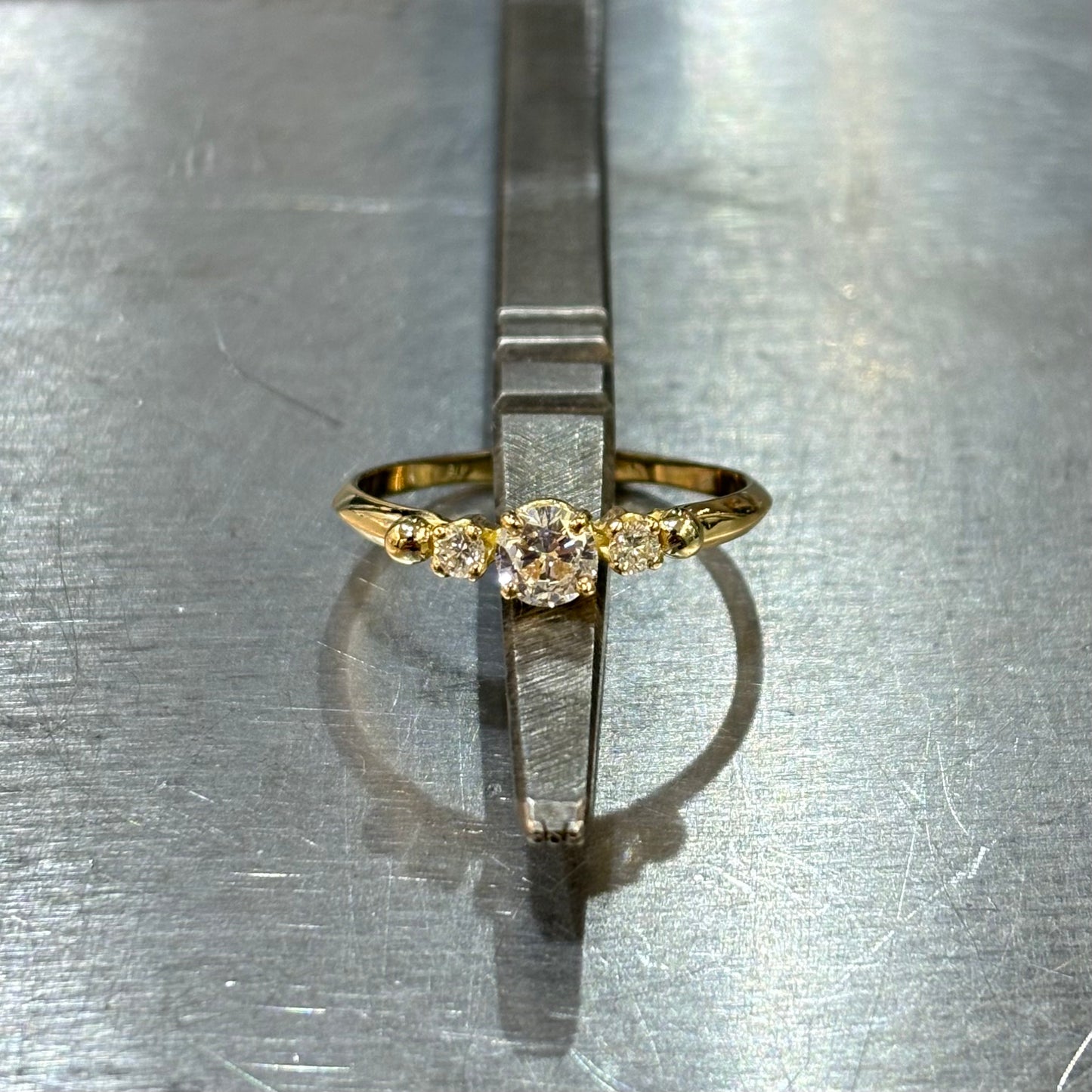 Bague Ponyo - Or Jaune 750 & Diamants