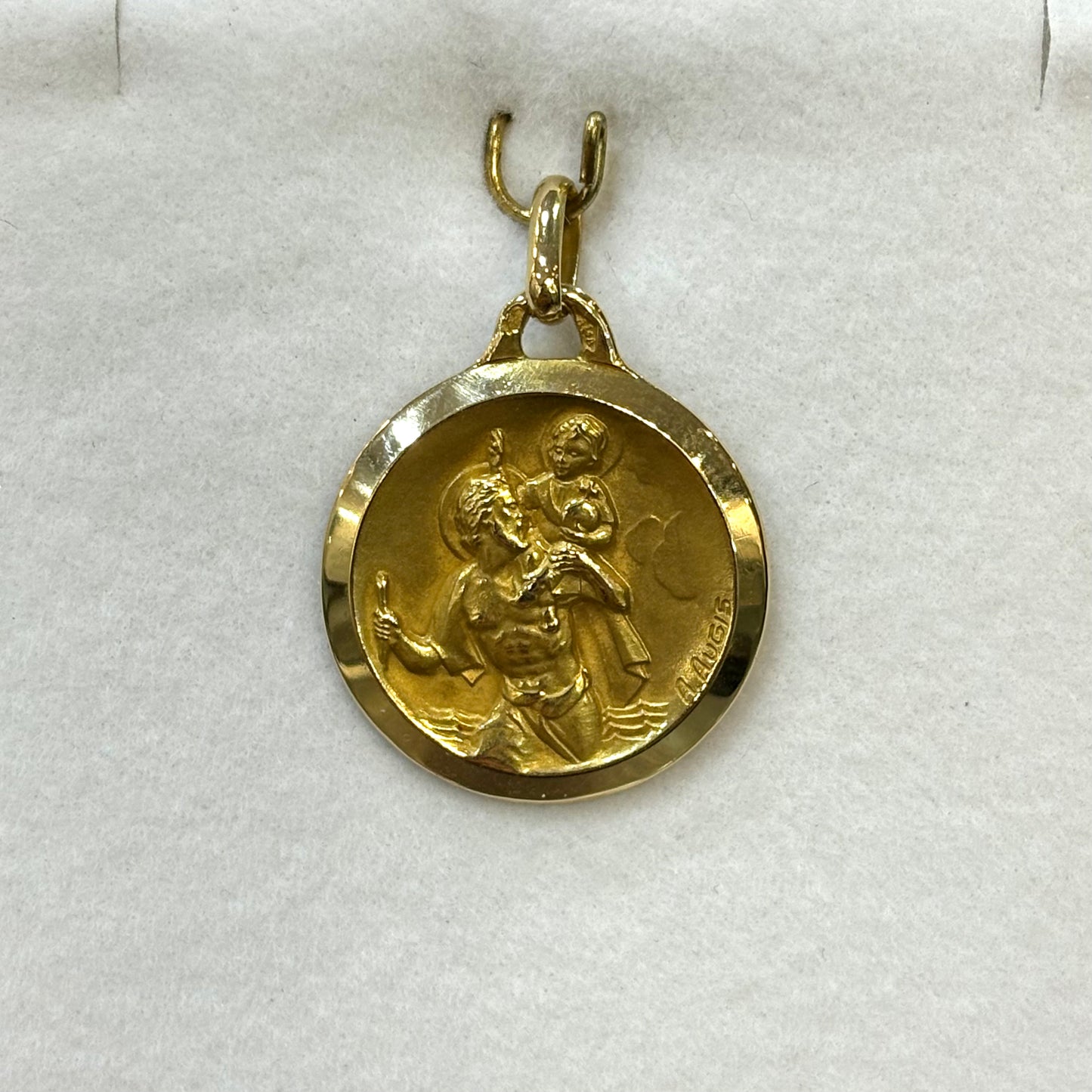 Pendentif Saint Christophe - Or Jaune 750