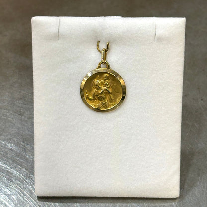 Pendentif Saint Christophe - Or Jaune 750