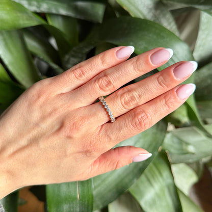 Bague Alliance Tour Complet - Or Jaune 750 & Diamants