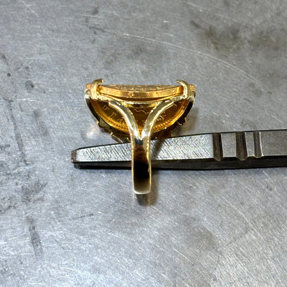 Bague Pièce - Or Jaune 750 & Pièce Or 20 Francs Napoléon