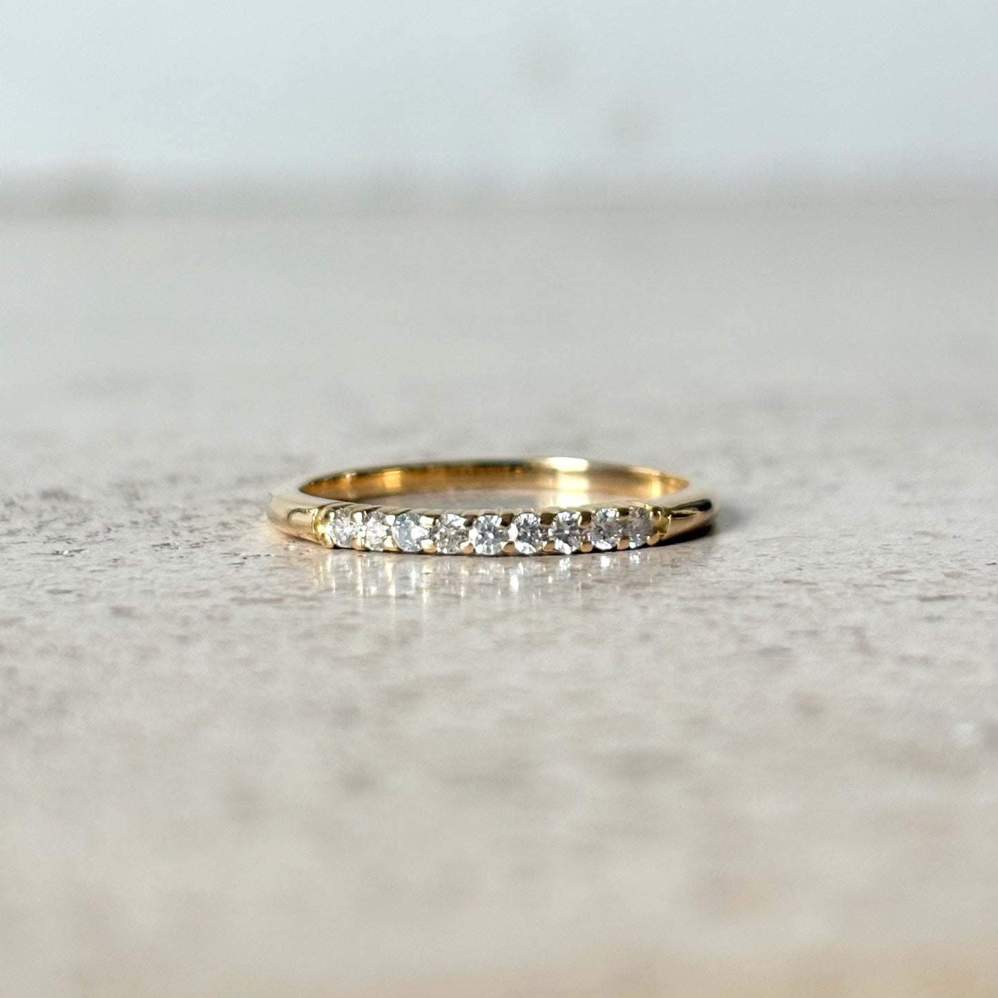 Bague Alliance - Or Jaune 750 & Diamants