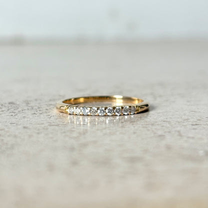 Bague Alliance - Or Jaune 750 & Diamants