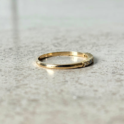 Bague Alliance - Or Jaune 750 & Diamants