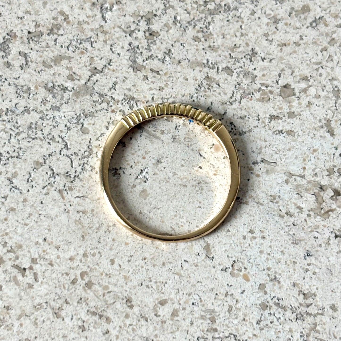 Bague Alliance - Or Jaune 750 & Diamants