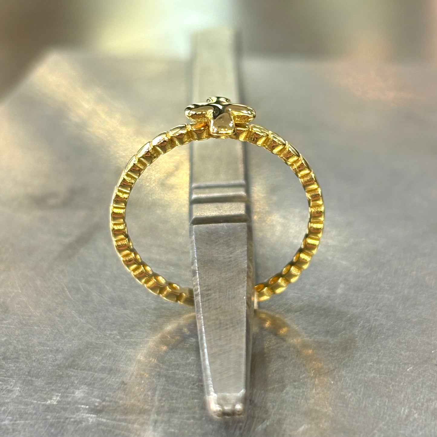 Bague Croix - Or Jaune 750