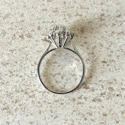 Bague Marguerite Vintage - Or Blanc 750 & Diamants