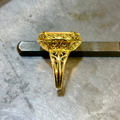 Bague Pièce - Or Jaune 750 & Pièce Or 10 Francs Napoléon