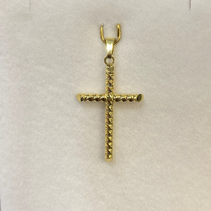 Pendentif Croix - Or Jaune 750