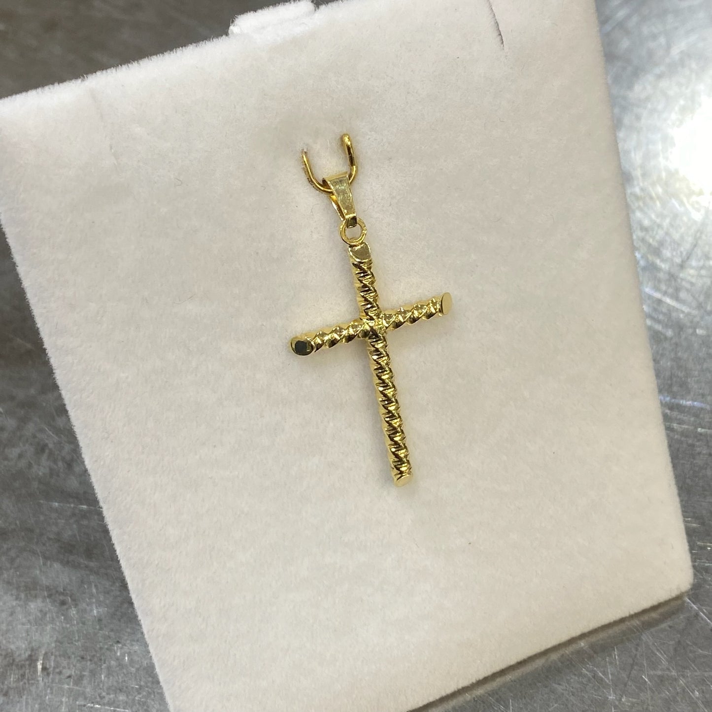 Pendentif Croix - Or Jaune 750