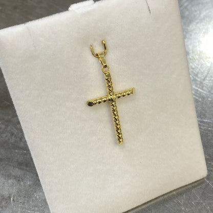 Pendentif Croix - Or Jaune 750 Neuf