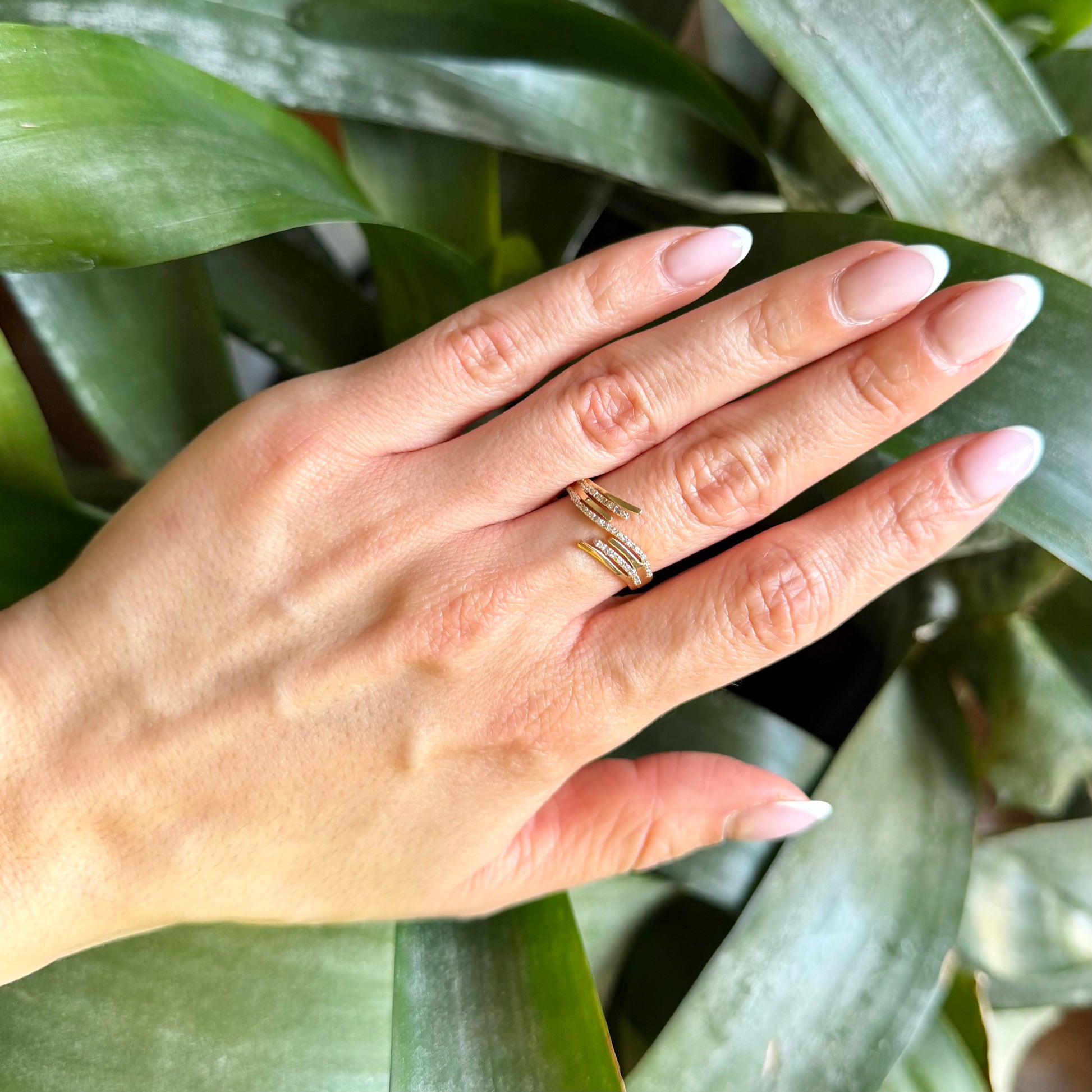 Bague Reflet - Or Jaune 750 & Diamants